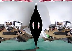 Nerdy VR porn dream featuring Daisy Lee