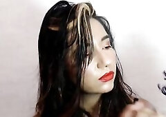 Jerking off Balls with Feathers