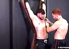 Beefy Hairy Man Heath Shrieks As Jeremiah Takes His Turn