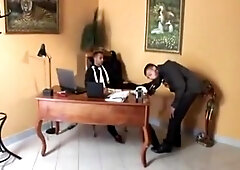 Employee Barebacked by Boss
