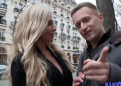 Fashionable Euro blondie gets fucked