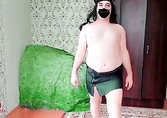 Cute shemale teen enjoys hands-free cumshot in hot HD compilation