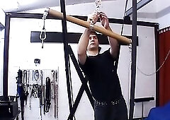 This alluring big boobed blonde German bitch with a pretty face gets fucked hard and enjoys watching these bisexual dudes fucking each other hard in t