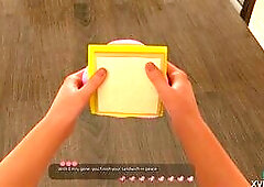 HELPING THE HOTTIES #25 • The redheaded temptress knows how to tease with what she's got; By misterdoktor; Play visual novels and watch playthr