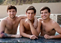 3way gay fucking with Scotty Zee, Michael Del Ray, Dakota Young