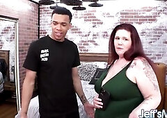 Corpulent Princess Gemini Takes a Ebony Knob in Her Plump Booty