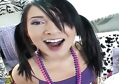 Hawt hairless playgirl hammered by thick shlong