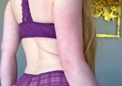 Panty Trying with Charlotte Doe