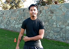 Str8chaser.com: Asian spanking in hotel