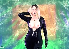 Domina Arya Grander takes control in Femdom POV catsuit fantasy