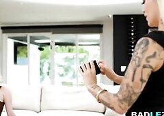 Large bazookas shaggy mother I'd like to fuck gets kinky with her small lesbo GF and screws her hardcore