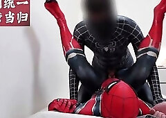 Black Spiderman Fuck Spiderman(Fetishtpe)