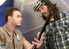 Inked studs Cliff Jensen and Reid Thrasher enjoy some intense ass pounding