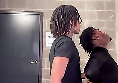 Black twink meets his bully