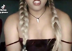 Fondling my Dinky in a red-hot tiktok