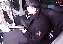 Ukrainian Hottie Sarah Highlight Rides Ramrod in the Car - VIP SEX VAULT