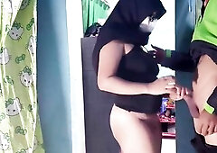 Caught by a food delivery motorcycle taxi whilst I was masturbating