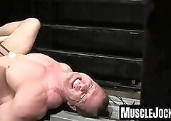 Muscular manhole popped with popsicle