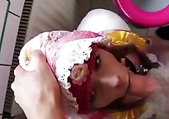 Slave slut giving head to her maledom master BDSM porn