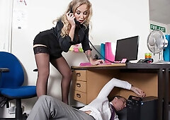 Kayla Green fucking in the office with her tits