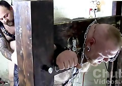 Fur Covered Sweat-Soaked slave