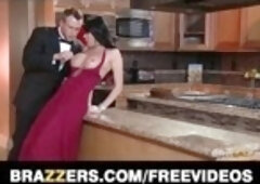 Eva Karera seduced a rich guy and had sex with him in his huge kitchen