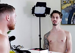 Intense foreplay with Canelo Ment and Milo Dawson