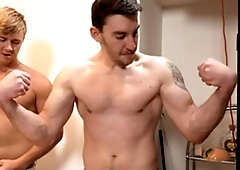 ClubBangBoys: Young muscled gay softcore wrestling