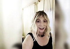 Nikki comes home from time on the beach, gets stripped, and discharges her cum!