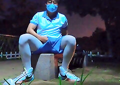 Roadside getting off and climax after college