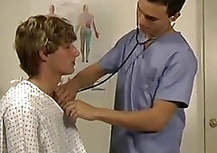 Twink seduced by his doctor before being fucked balls deep
