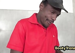 Nympho transgender lady enjoys banging by immoral fucker