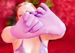 ASMR episode: medical gloves sounds, snaps, teasing