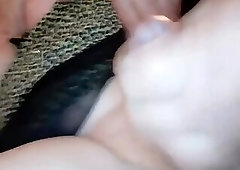 Lis Dirty whore masturbated by a slave