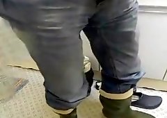 nlboots - green and black boots