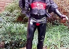 Dirty smoking outdoor