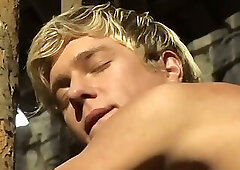Blond Twink Deepthroats His Dark Haired Buddy