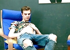 Skinny Lucas a with Dildo