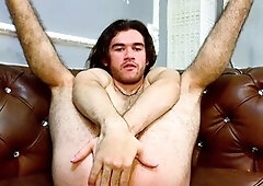 Young dildo, solo, white twink