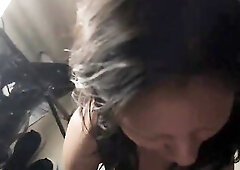 A candy vendor assents to suck my schlong for a tiny award.