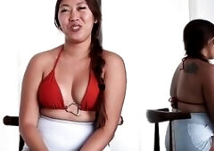 Excited Oriental hotty likes to get blowjobs