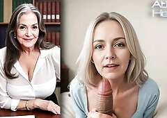 Your Breasty Ally's Grandma Helps U Jerk Off