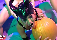 Polly Pons - Pumping The Pumpkin Before Halloween Thai Girl Leaves The Party To Fuck A Teen 18+