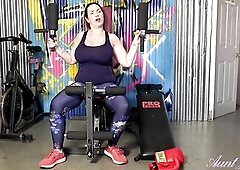 Aunt Judy's Large Tit MILFs - Breasty Aged Legend Josephine James - Hawt Workout