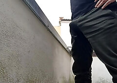 Peeing In My Pants Watching From The Balcony