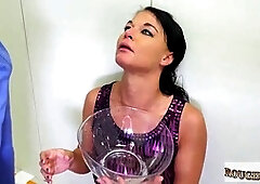 Kinky teen domination with elements of sadism and masochism