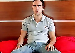 Cute Guy Gets Dick Stroked