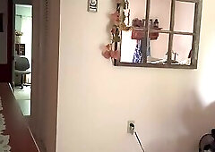 Trying Anne’s panties