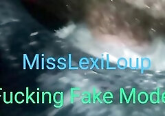 MissLexiLoup trans female taut Rectums booty banging getting a great bang with fake model A1