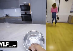 Stayhomemilf - brilliant beauty with gigantic natural melons